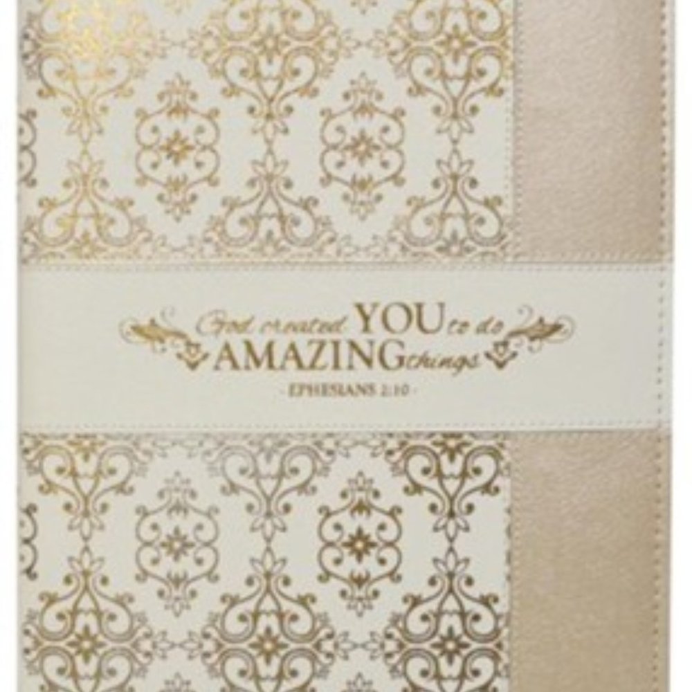 Created to Do Amazing Things, Zipper Journal - BAND NEW